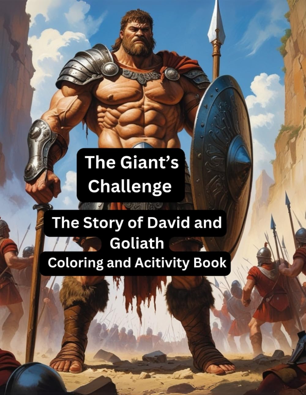 The Giant's Challenge: The Story of David and Goliath Coloring and Activity Book